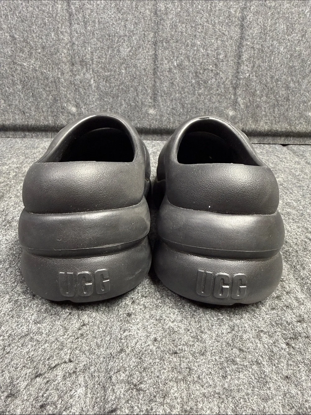 UGG Black Textured Insole Clog